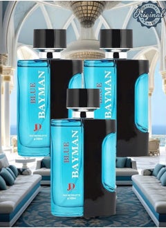 Blue 3 Pieces Blue Bayman Perfume 100ml EDT  - Image 1