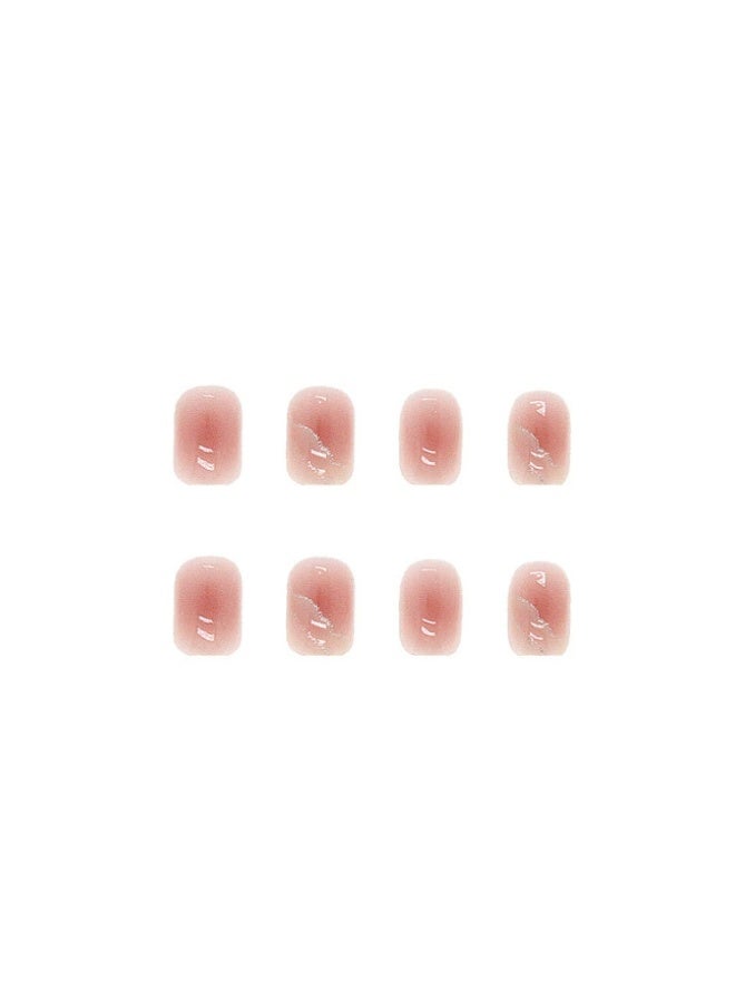 Goolsky أظافر وردية قابلة للتطبيق – مجموعة نصائح أظافر مزيفة جاهزة للاستخدام، 24 قطعة قابلة لإعادة الاستخدام، تطبيق سريع - Image 4