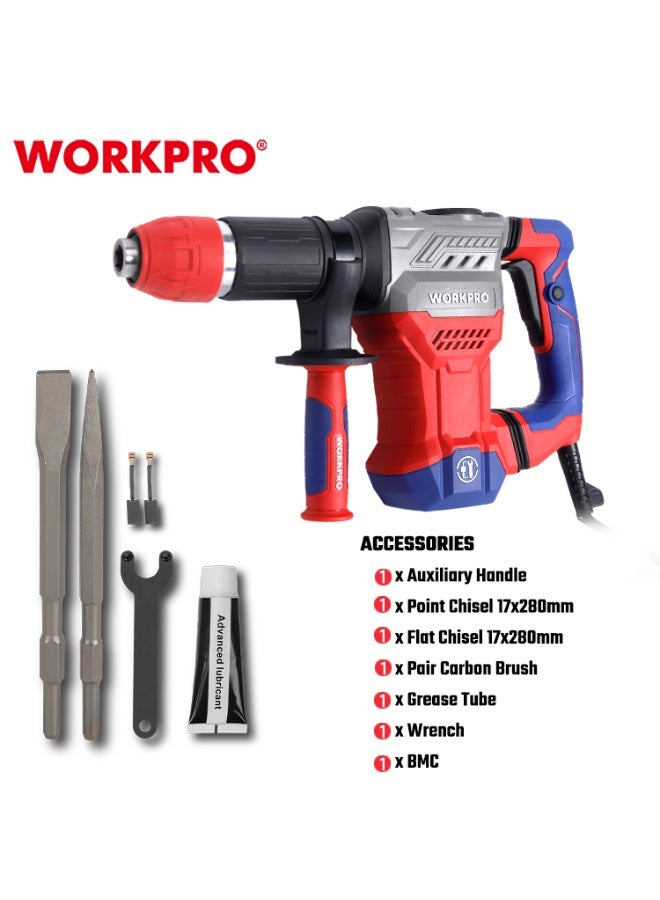 WORKPRO 15J  DEMOLITION HAMMER (HEX17） - Image 4
