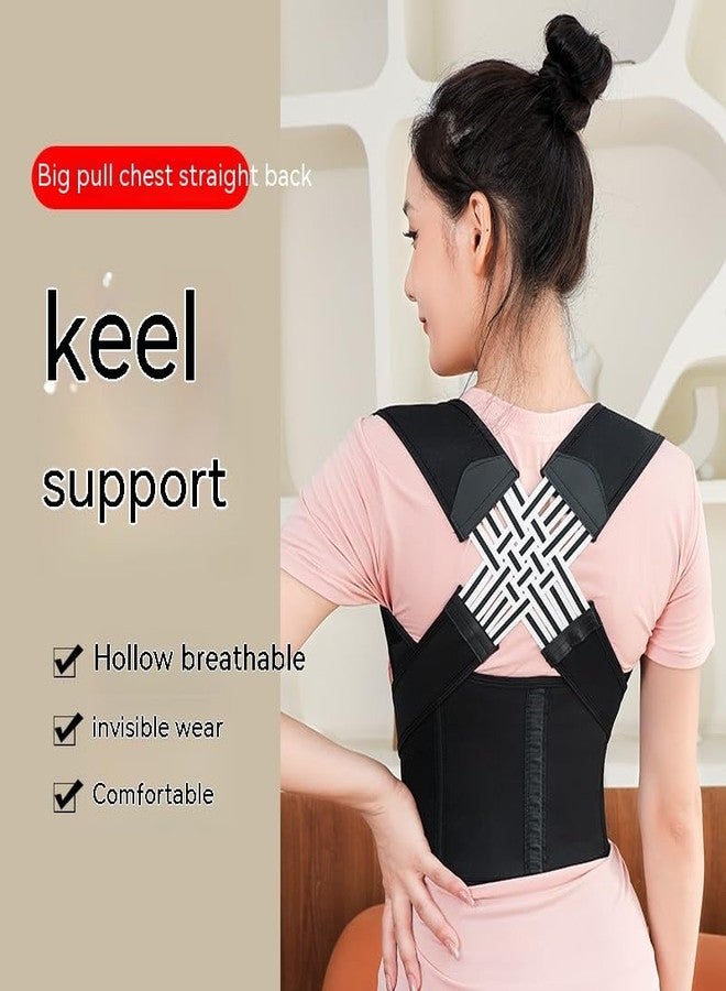 ZEDAN Neoprene Posture Corrector for Men & Women | Adjustable Back & Shoulder Support Belt | Everyday Spine Alignment Strap | Comfortable Build with Universal Size Fit | Posture Straightening Brace - Image 3