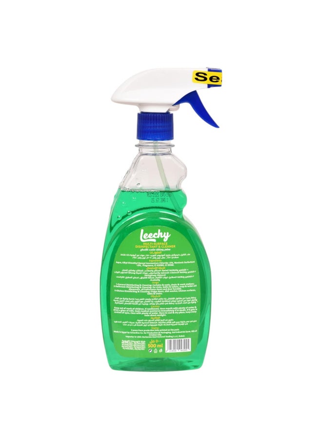 Leechy Multi-Surface Disinfectant and Cleaner Pine 500ML - Image 2