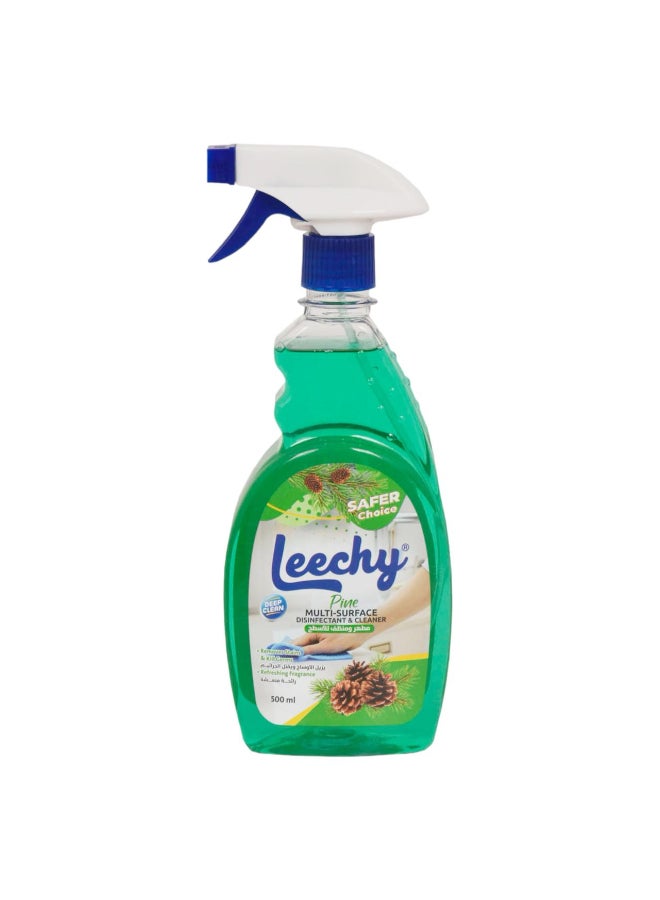 Leechy Multi-Surface Disinfectant and Cleaner Pine 500ML - Image 1