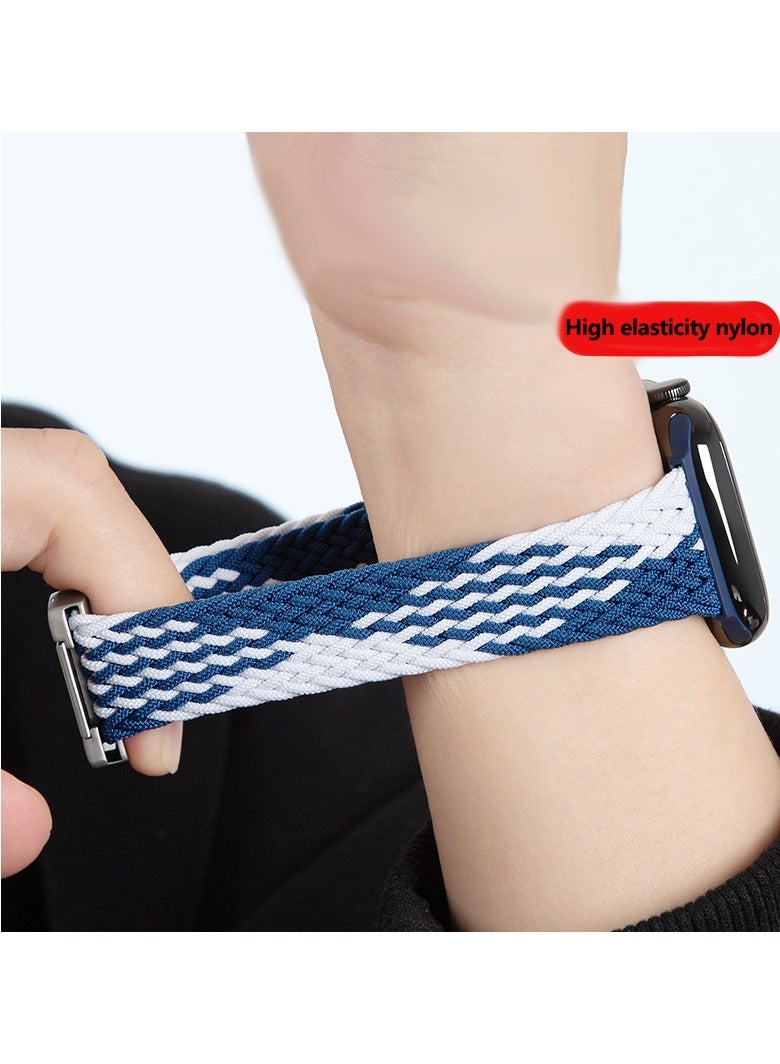 Parachute nylon woven loop strap is suitable for Apple Watch iWatch 10 generation 42/46mm watch strap  - Image 3