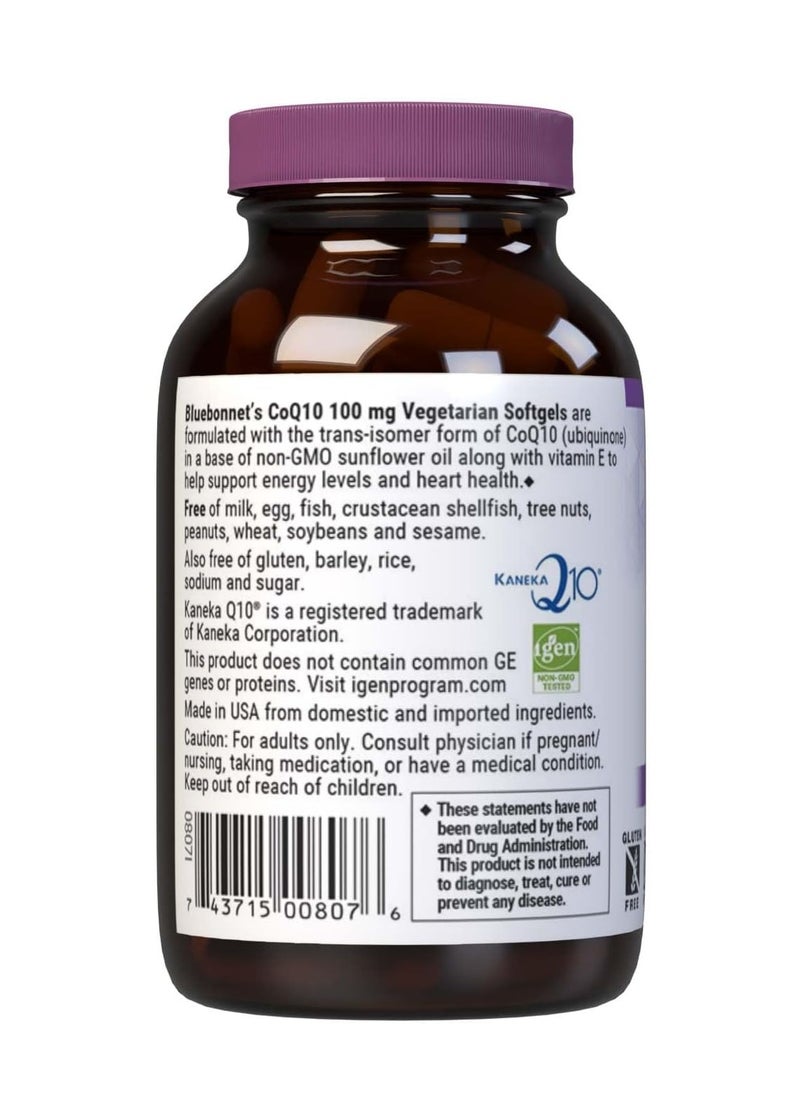 بلوبونيت نيوترشن Blue Bonnet CoQ10 100 MG Dietary Supplement, 30 ct  - Image 3