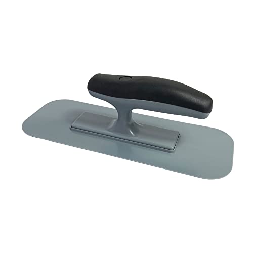 Hanroy Plastic Trowel with Black Comfortable Grip Handle, Includes 3.5" x 9.5'' Finishing Trowels, Lightweight Mounting, Round End, Suitable for Scrape,Plastering and Paint Walls(D1147) - Image 1