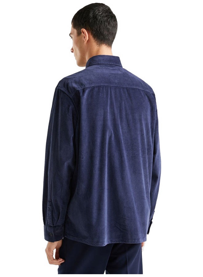 Benetton VELVET RIBBED SHIRT  - Image 3