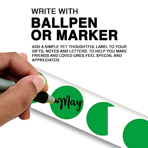 Safety Supply Mart 1-Inch Round Color Coding Labels – 6 Rolls, 6000 Matte Finish Adhesive Stickers in Red, Blue, Green, Yellow, Orange, Pink – Writable, Strong Adhesion for Office, School, Inventory, Organization - Image 5