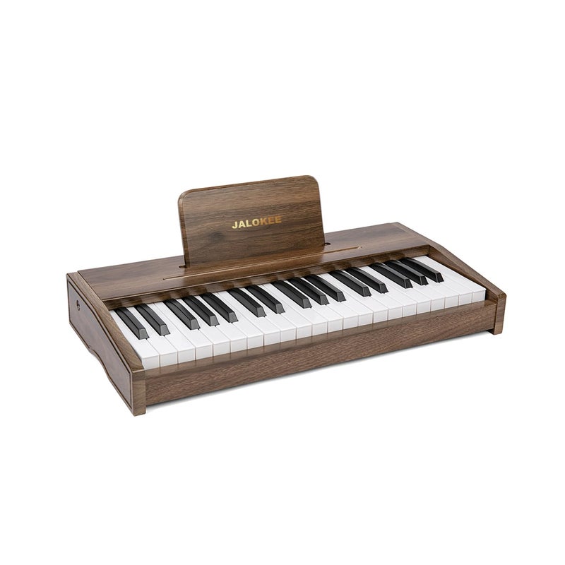 JALOKEE Kids Piano Keyboard Digital Piano for Kids Music Educational Instrument Toy Wood Toy for 3 Girls and Boys Walnut 37 Keys - Image 2