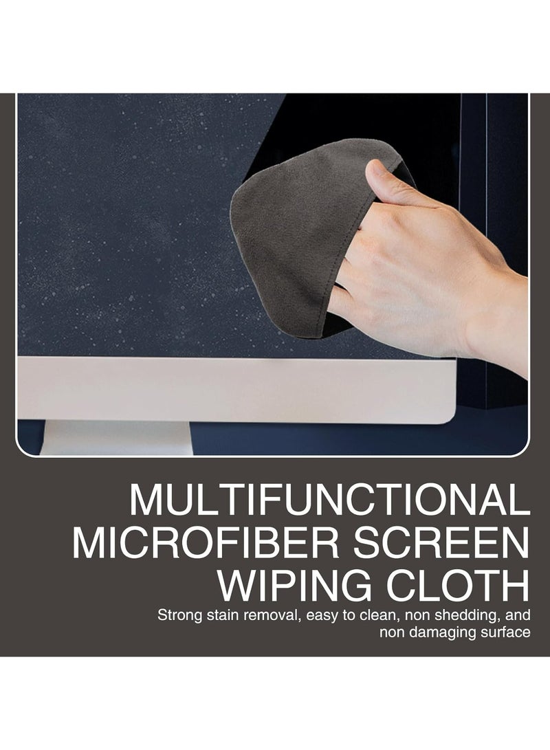 Oasisgalore 1 PC Car Central Control Touch Screen Cleaning Cloth, Delicate Soft Scratch-Free Wiping for Mobile Phone Computer TV, Cleanable Reusable Screen Cleaning Tool, Universal for Cars (Black) - Image 5