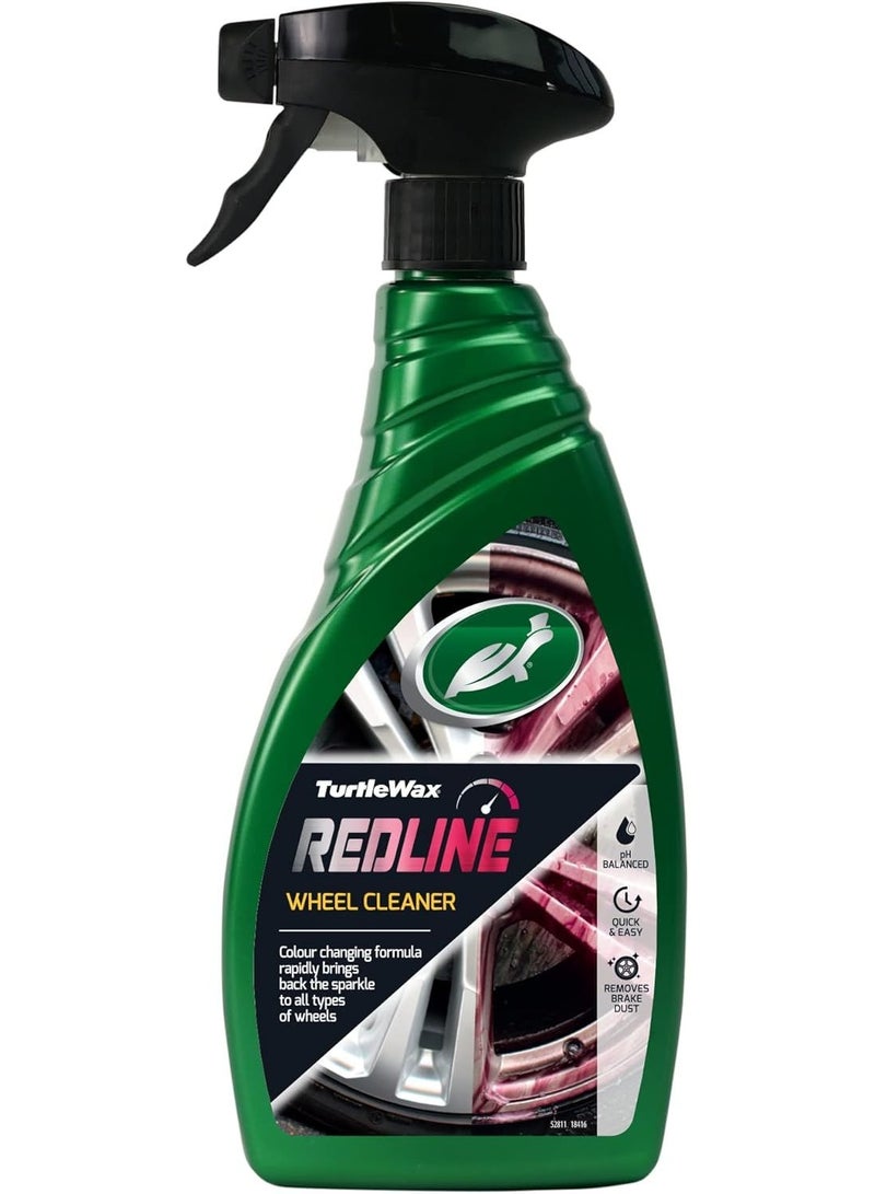 TurtleWax Redline Car Wheel & Rim Cleaner Restorer 500 ML - Image 1