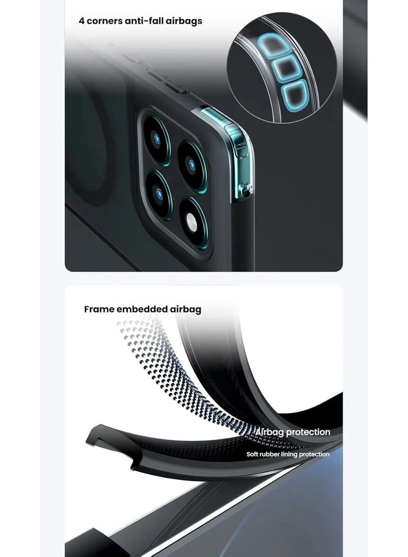 VKL Case Compatible with Motorola Edge 60 Fusion, Built-in Precision Hole Lens Protection, Magnetic Anti-Drop Skin-friendly Protective Cover for Moto Edge 60 Fusion 5G - Image 5