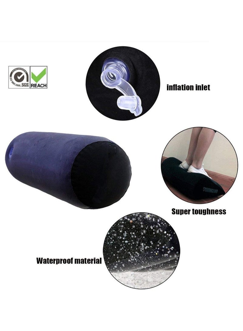 Loquat Multi Functional Inflatable Support Pillow for Travel Bedroom and Massage Cushion Ergonomic Design for Comfort and Posture Support Portable Durable and Easy to Store - Image 4