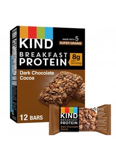 KIND Breakfast, Healthy Snack Bar, Dark Chocolate Cocoa, Gluten Free Breakfast Bars, 8g Protein, 1.76 OZ Packs (6 Count) - pzsku/ZC5AD13A314702FB73E7EZ/45/_/1731077769/0d4be5f9-6499-46e6-b426-a11b83f7c8f0