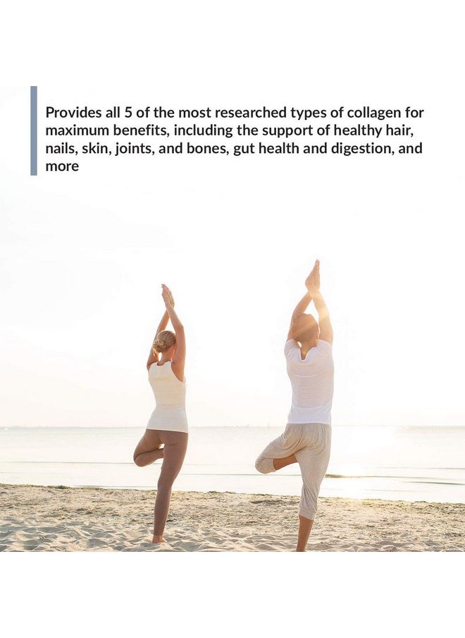 BioTrust Ageless Multi Collagen Protein A 5In1 Collagen Powder 5 Collagen Types Hydrolyzed Collagen Peptides Grassfed Beef Sustainable Fish Chicken And Eggshell Membrane (Vanilla)  - Image 4