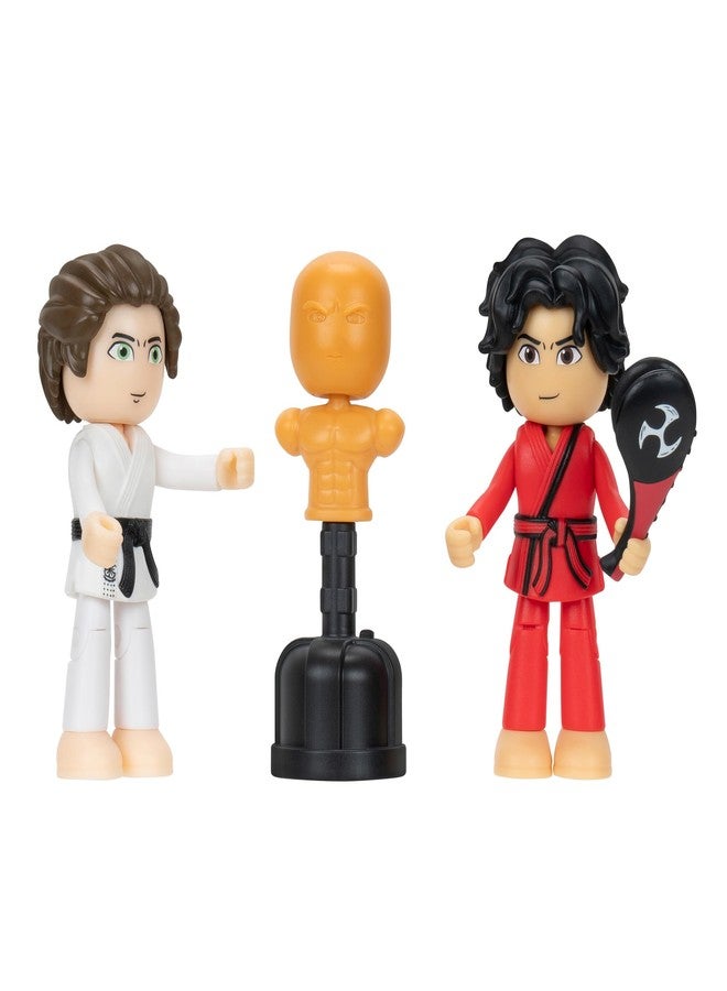DevSeries Cobra Kai: Diaz vs Keene Game Pack Two 2.75-Inch Action Figures with Three Accessories and Exclusive Virtual Item Code - Image 1