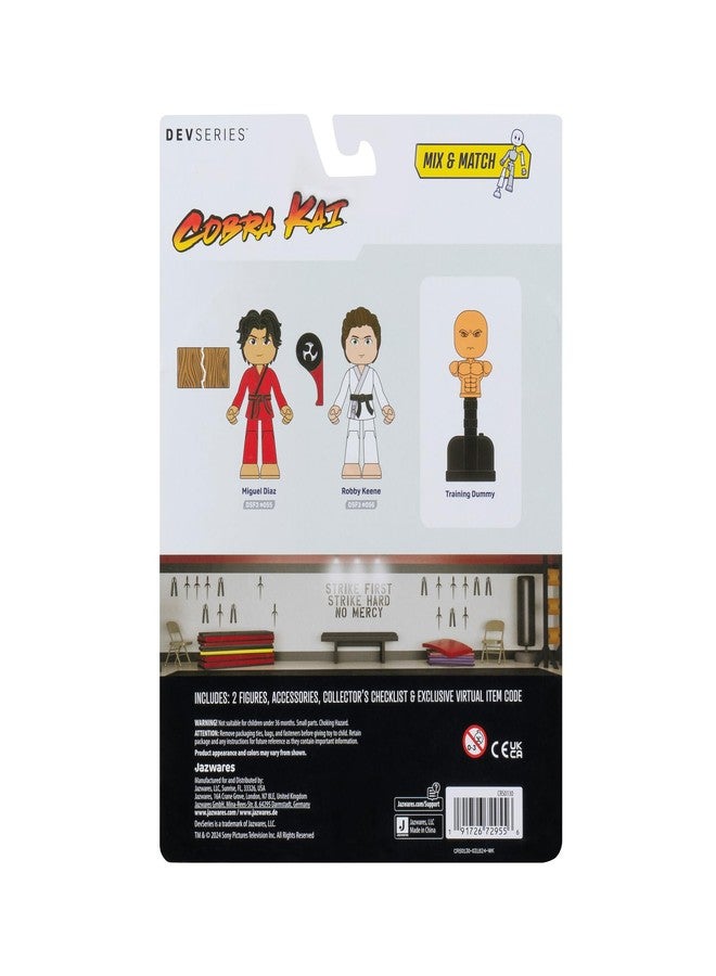 DevSeries Cobra Kai: Diaz vs Keene Game Pack Two 2.75-Inch Action Figures with Three Accessories and Exclusive Virtual Item Code - Image 4