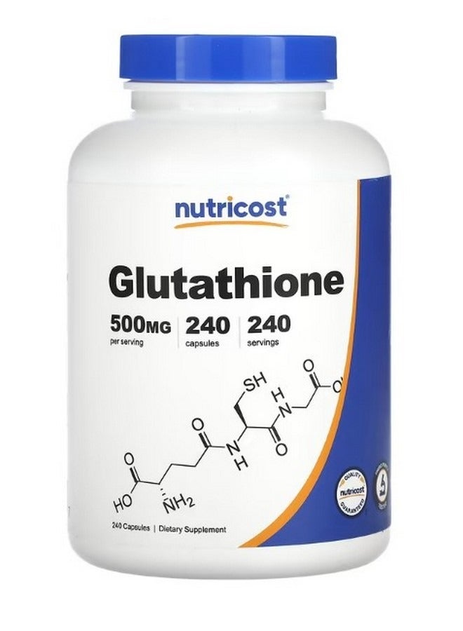 Nutricost الجلوتاثيون 500 ملغ 240 كبسولة - Image 1