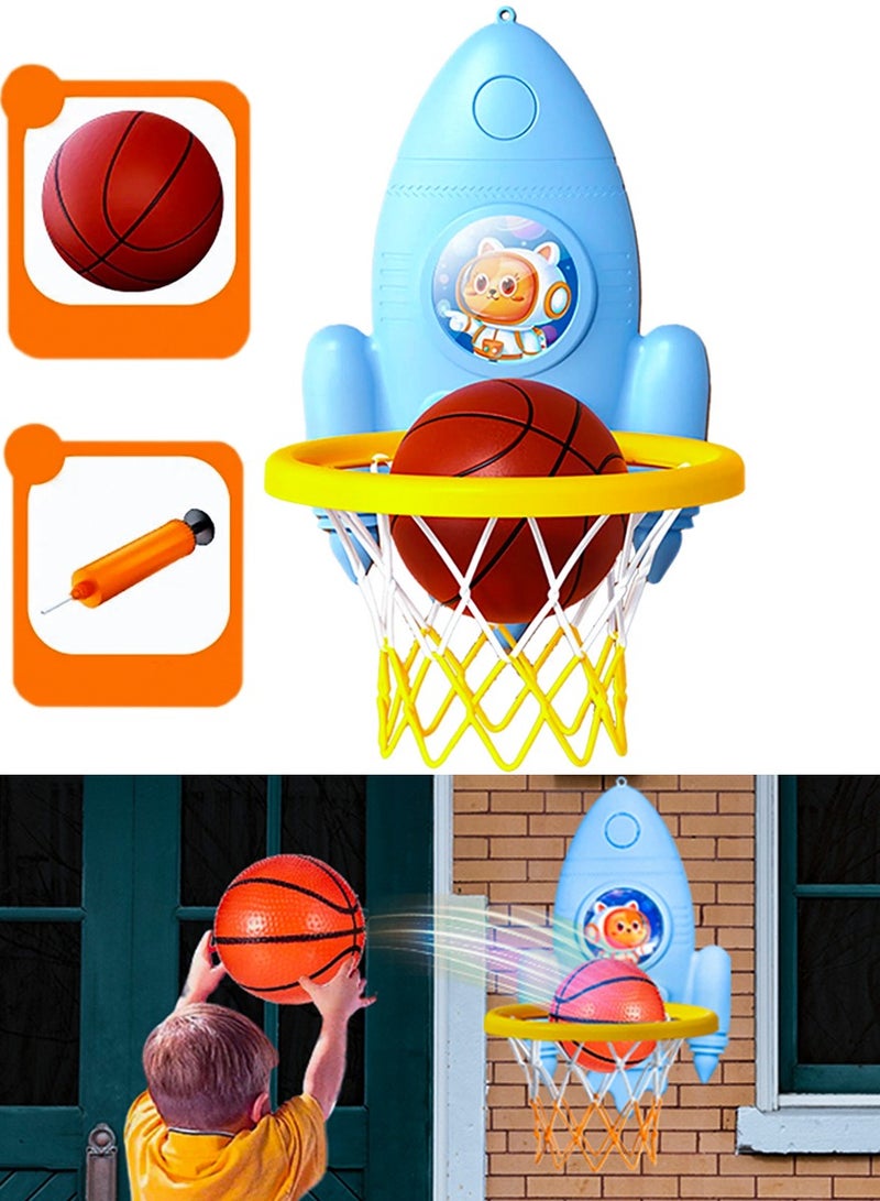SUPER WINNER Kids Mini Basketball Goal with Ball and Pump - Toddler Basketball Hoop Set for Indoor Outdoor Fun, Perfect for Children - Sports Toy Gifts For Boys and Girls - Wall Mounted Basketball Hoop and Ball  - Image 1