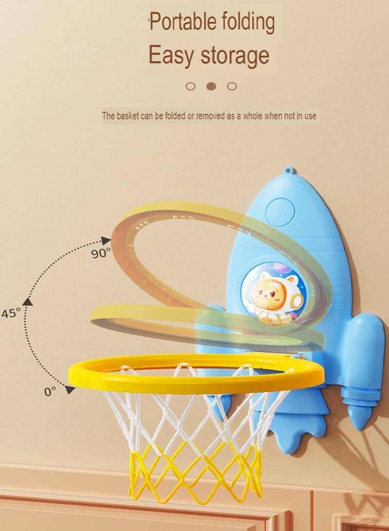 SUPER WINNER Kids Mini Basketball Goal with Ball and Pump - Toddler Basketball Hoop Set for Indoor Outdoor Fun, Perfect for Children - Sports Toy Gifts For Boys and Girls - Wall Mounted Basketball Hoop and Ball  - Image 3