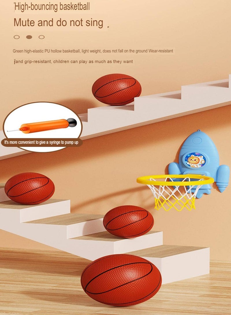 SUPER WINNER Kids Mini Basketball Goal with Ball and Pump - Toddler Basketball Hoop Set for Indoor Outdoor Fun, Perfect for Children - Sports Toy Gifts For Boys and Girls - Wall Mounted Basketball Hoop and Ball  - Image 5