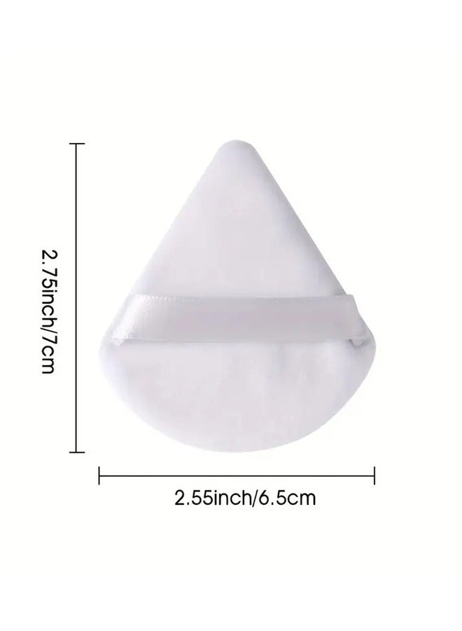 ORiTi 5-Piece Make Up Puff Face Soft Triangle Powder Puffs For Loose Powder Velous Cosmetic Foundation Sponges Blender - 2 Pink And 3 Black - Image 4