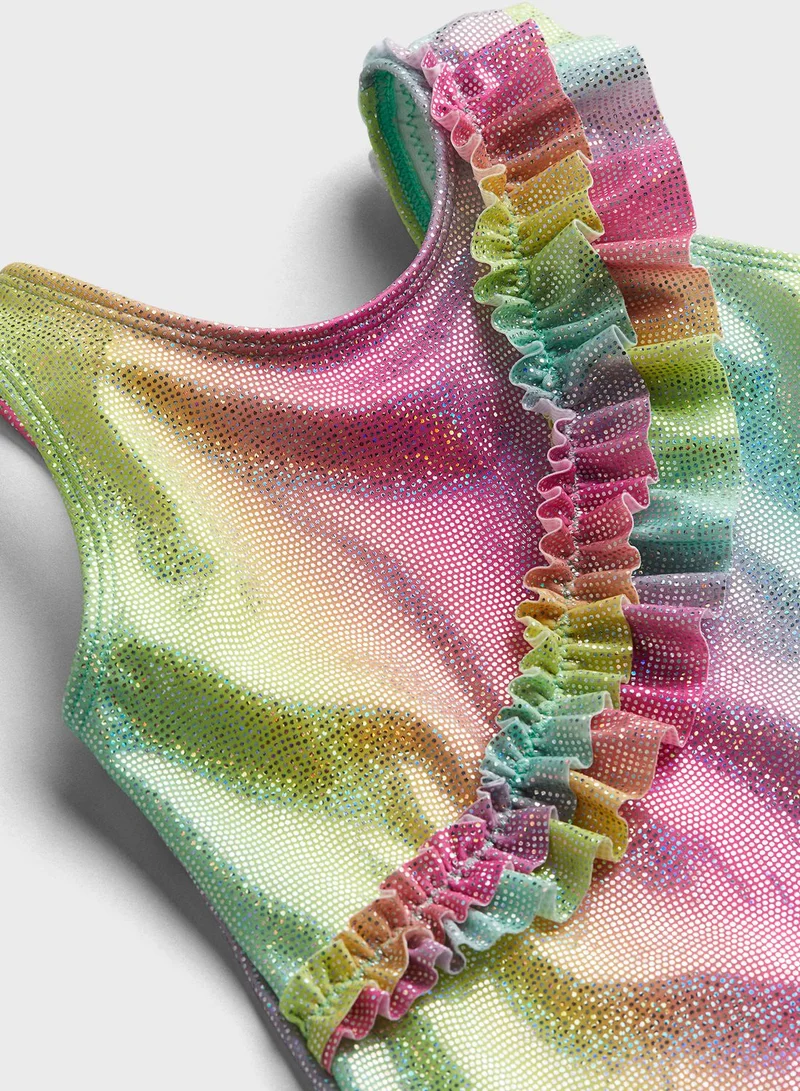 H&M Kids Frill Trimmed Swimsuit