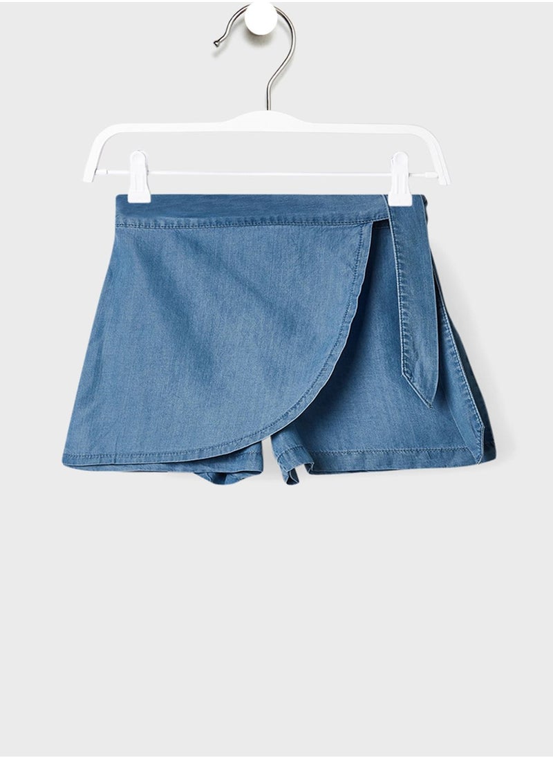 MANGO - Kids Wrap Shorts - Image 1