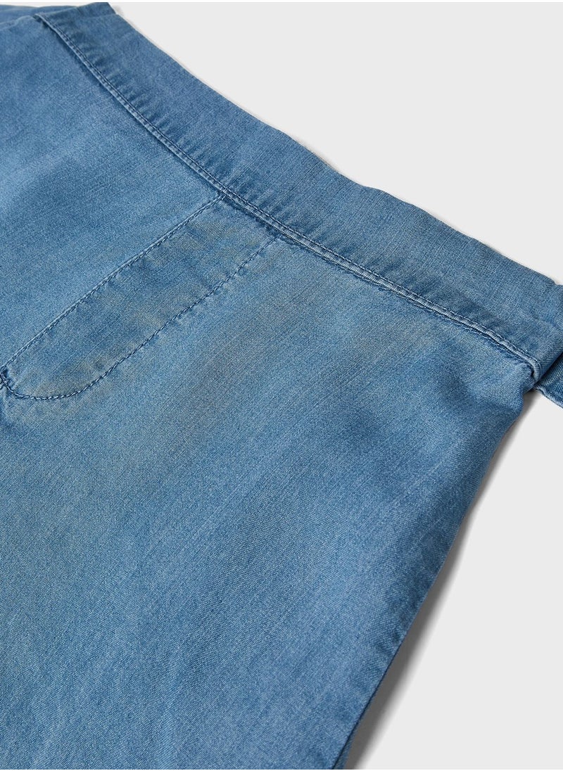 MANGO - Kids Wrap Shorts - Image 1