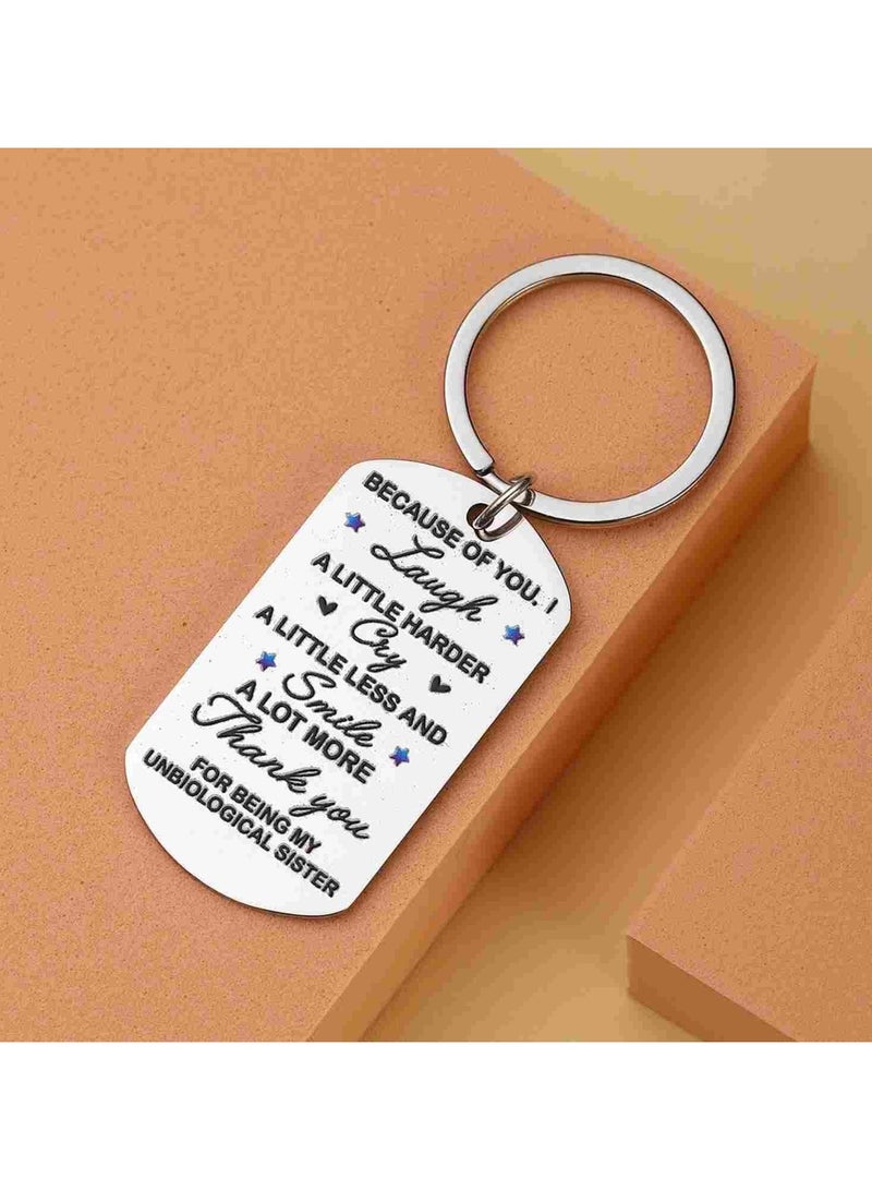 SOLDOUT Double-Sided Stainless Steel Color Printing Key Ring Keychain For Best Friend Gift Bestie BFF Friendship Friends (Pack of 1) - Image 4