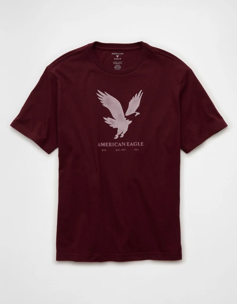 American Eagle AE Icon Logo Graphic T-Shirt for Men | Best Price UAE