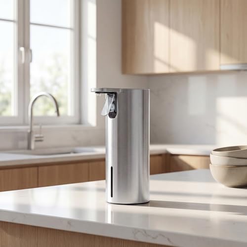 Umimile Electric Dish Soap Dispenser for Kitchen and Bathroom, 2 Mode Liquid Hand Soap Dispenser, 11.8oz Rechargeable with Type-C, IPX7 Waterproof (304 Stainless Steel) - Image 3