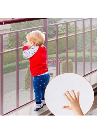 Baby Banister Guard 3M Stairway Net Child Rail Balcony Banister Net Kids Safety Stairway Net Proofing Pet Stair Railing Mesh Guard Thicken Stair Netting Safe for Toddler Puppy Toy Indoor White - pzsku/ZC5ADB2D55764F019BFA6Z/45/_/1706946241/db9eb780-db25-4636-990f-a6c639d83c0a