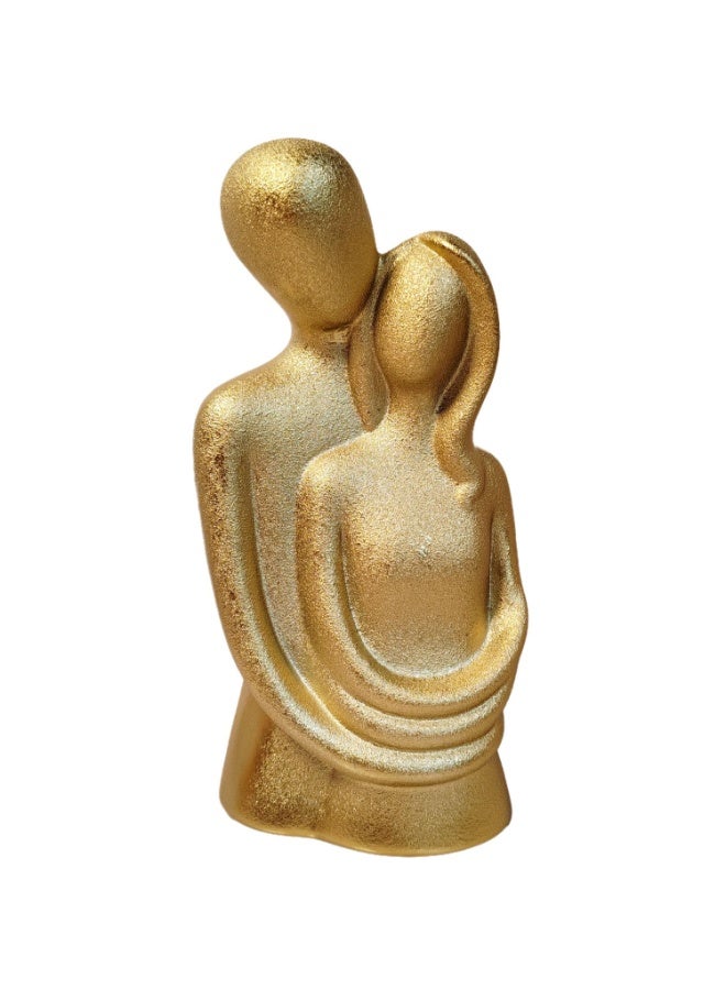 Couple Statue | "Thinking" Figurine Made Of Durable Resin | Small Home Decor Pieces For Living Room | Tabletop Art (Height 11 Cm) - Image 2