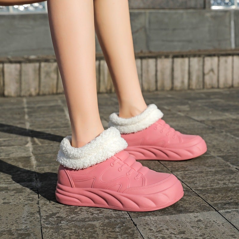 New Rain Boots Women'S Fashion Outfit Waterproof Shoes Women'S Short Rain Boots Overshoes Non-Slip Thick-Soled Wear-Resistant Rubber Shoes - Image 1