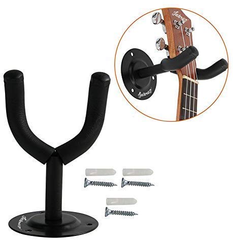 SOUVENIR Guitar Hanger for Acoustic, Bass, Electric, and Ukulele - Wall Mount/Holder/Hook/Stand/Rack With Fittings/Accessories - Image 2