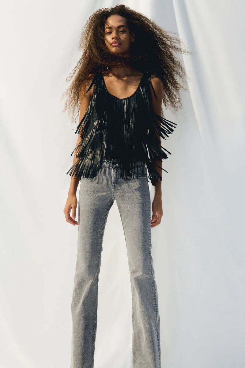 H&M Flared Low Jeans