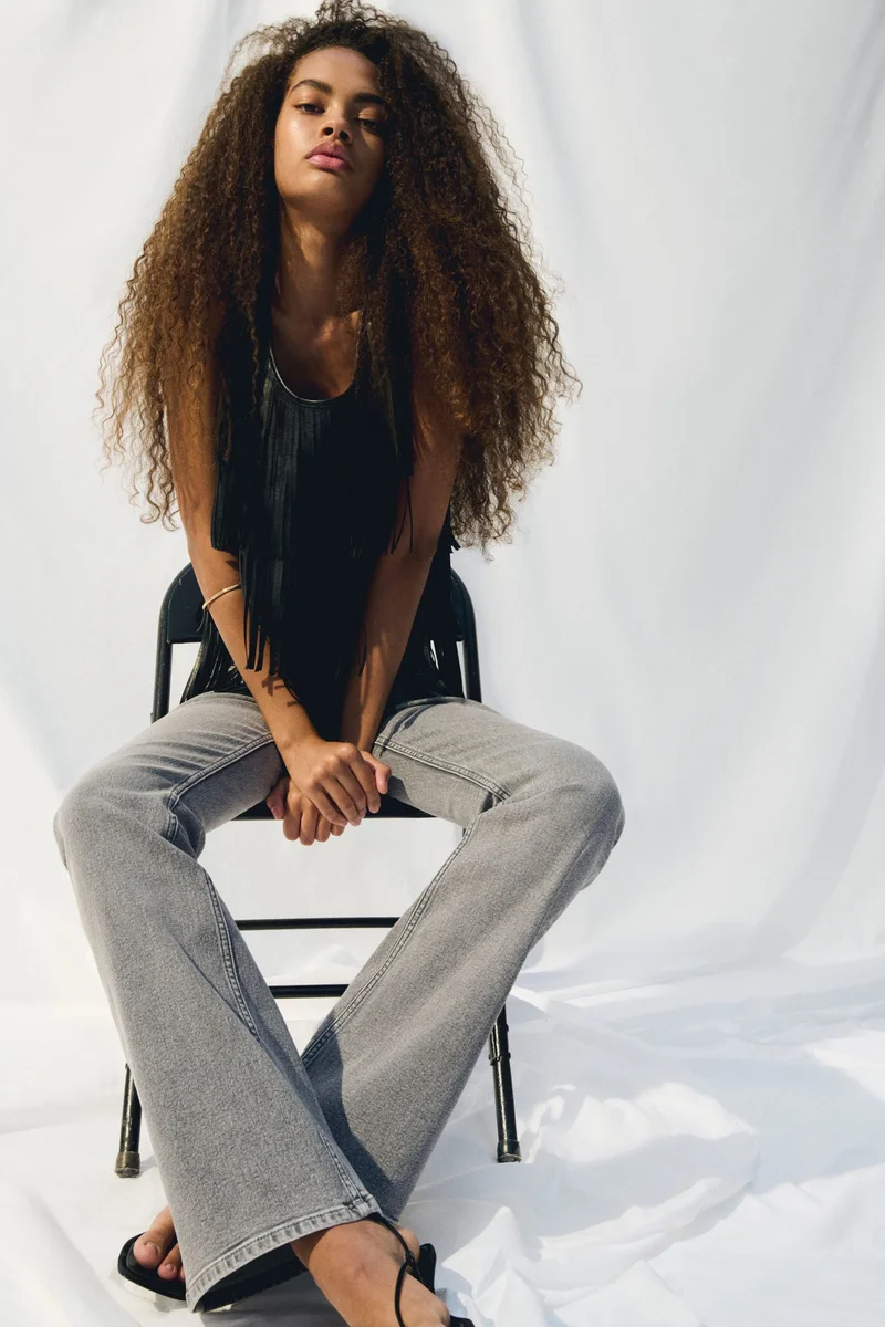 H&M Flared Low Jeans