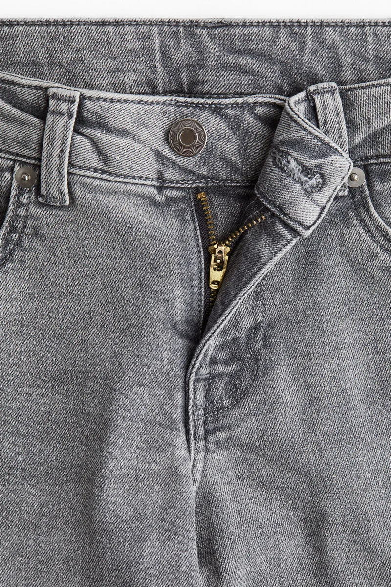 اتش اند ام جينز بقصة حافة واسعة وخصر منخفض