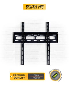 Bracket Bracket Pro Fixed Mount 26"-65" Fits VESA 200x200mm to 400x400mm, 1.5mm Thickness - Secure and Adjustable TV Wall Mount BPF2665 Black  - Image 1