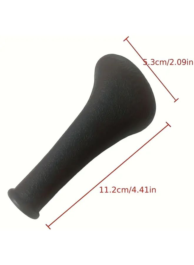 Black 4 Speed Manual Transmission Shift Knob Classic Style R Bottom Left - Image 2