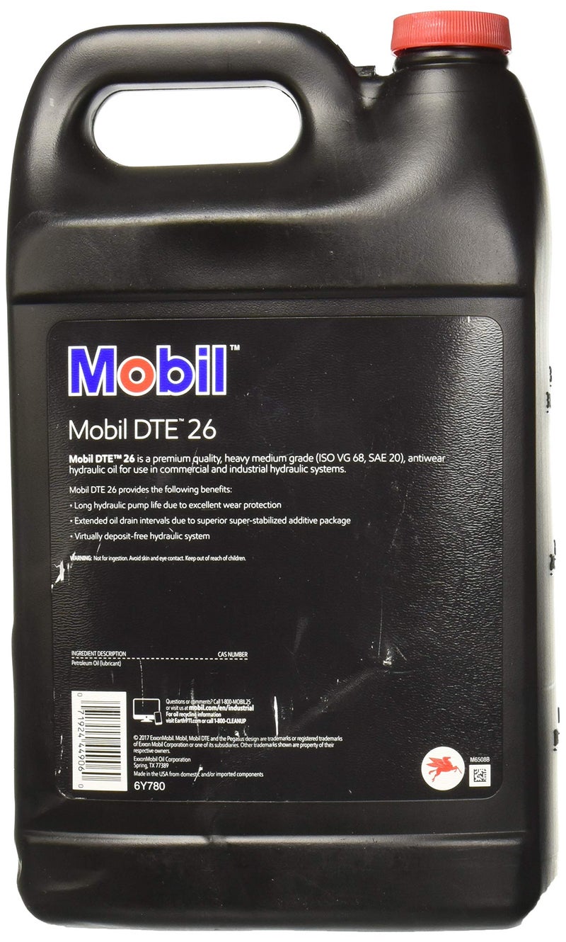 Mobil - 100817 DTE 26, Hydraulic, ISO 68, 1 gal. - Image 2