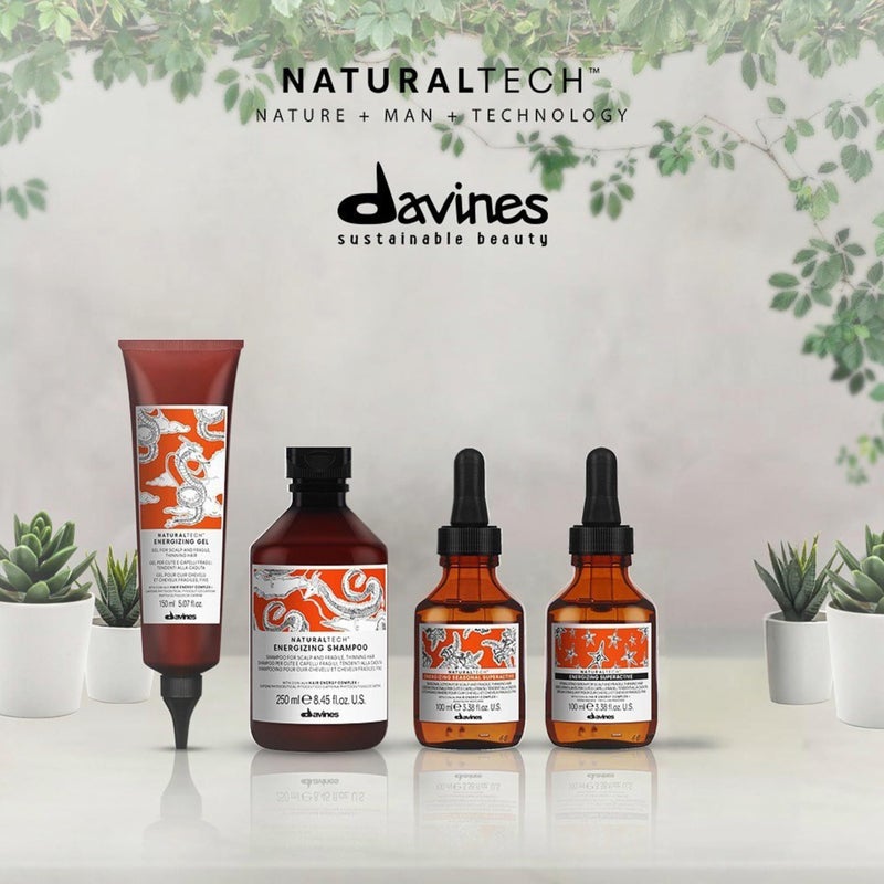 Davines Naturaltech ENERGIZING Gel, Revitalize Thin And Fragile Hair, Light Styling Effect, 5.07 Fl. Oz. - Image 2