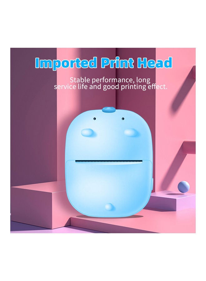 Loquat Portable USB Bluetooth Connection Thermal Receipt/Photo Printer Blue - Image 4