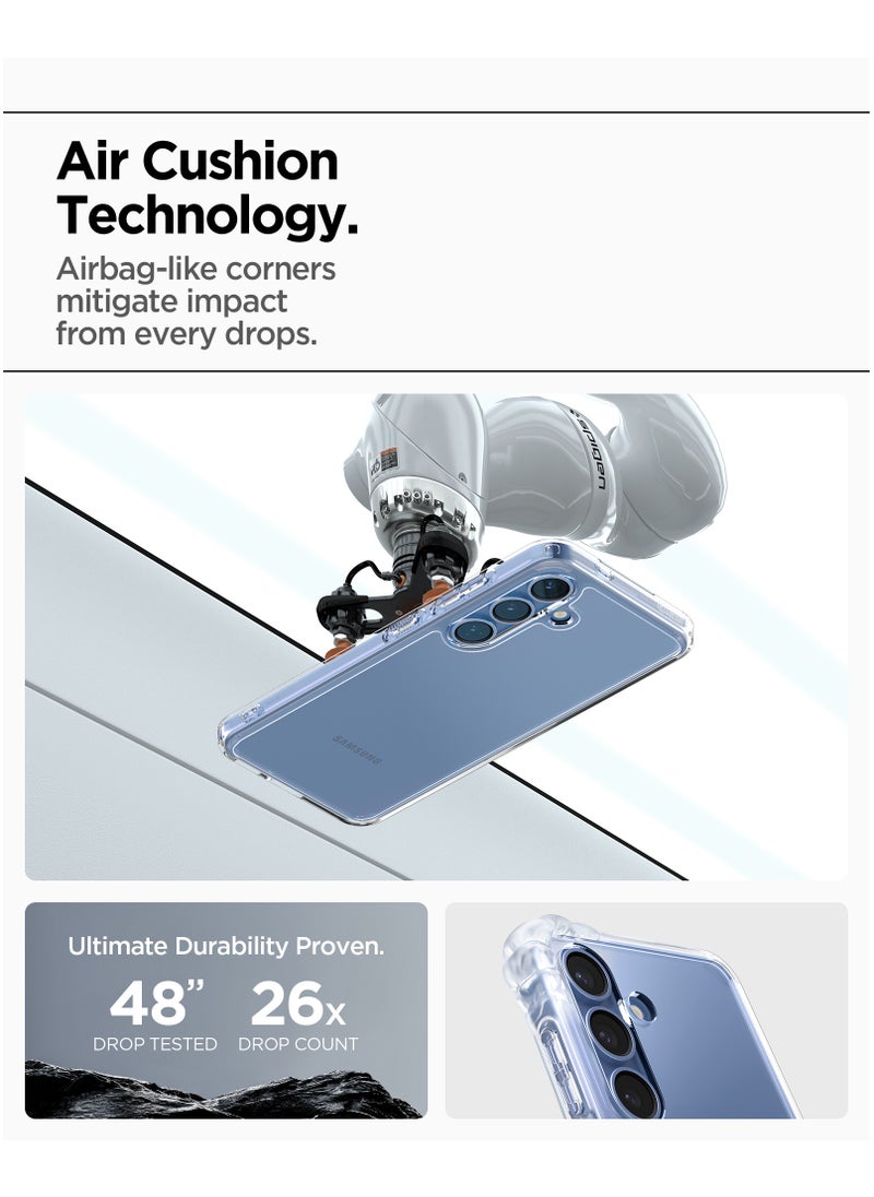 Spigen Ultra Hybrid Samsung Galaxy S25 Case Cover (2025) - Crystal Clear  - Image 5