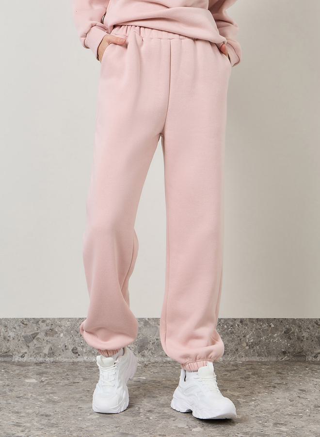Styli Solid Oversized Hoodie & Joggers Co-Ords  - Image 4