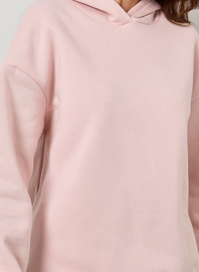Styli Solid Oversized Hoodie & Joggers Co-Ords  - Image 3