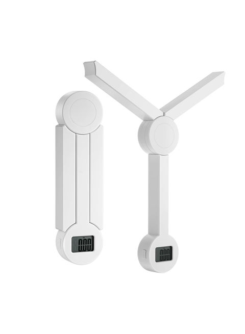 Folding Food Scale, Digital Kitchen Scale, Highly Accurate Compact Small Scale with LCD Display, Portable Food Scale Multiple Units Supported, Travel Food Scale for Measuring Intake of Healthy