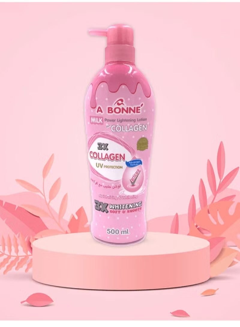 إيه بون لوشن الكولاجين لتفتيح البشرة بقوة الحليب لبشرة ناعمة 500 مل
