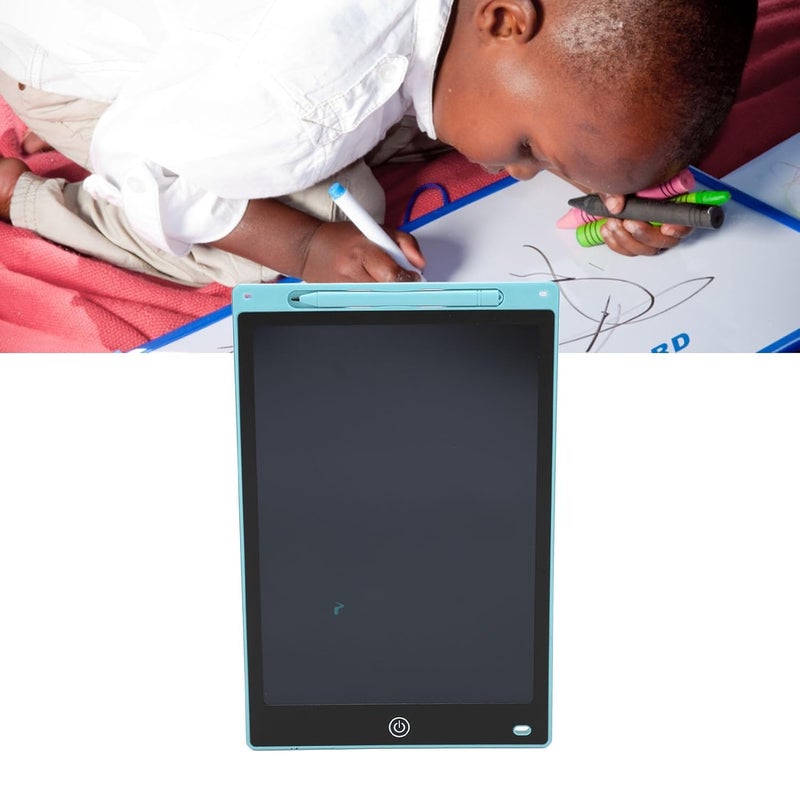 Flinge LCD Writing Tablet 12 Inch Screen, Learning Educational Toys for 3-12 Year Old Girls, Erasable Doodle Board for Kids, Electronic Digital Handwriting Drawing Board Tablet (Blue) - Image 2