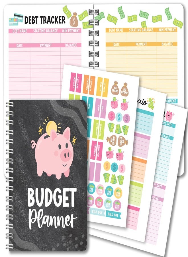 Hadley Designs 2026 Budget Planner and Monthly Bill Organizer - Monthly Budget Planner 2026, Financial Planners Budgeting Book, Bill Tracker Notebook for Expenses, Chalkboard Undated Finance Organizer Journal - Image 1